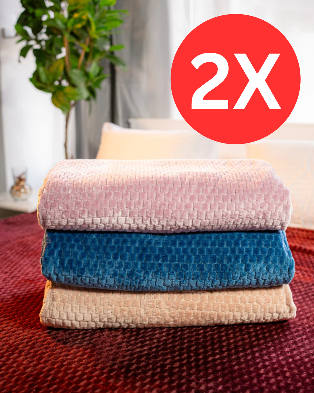 Offer 2 light blankets bundle