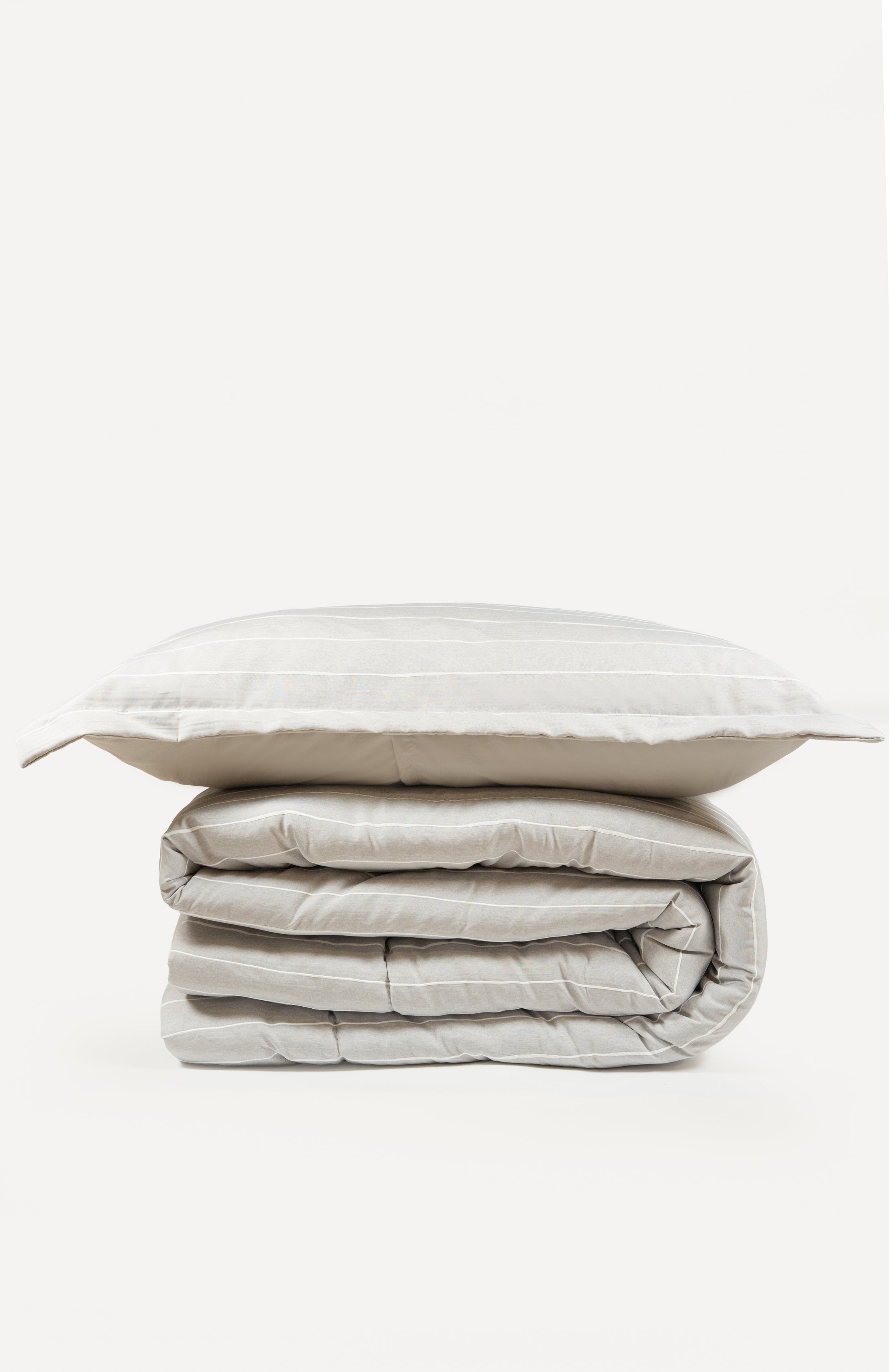Modern strip cotton duvet