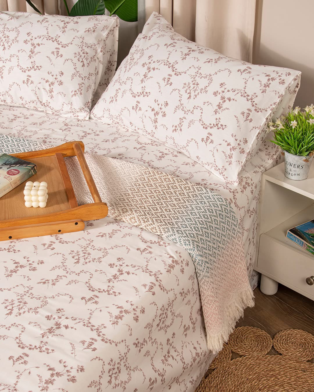 Flory Cotton Fitted Bed sheet