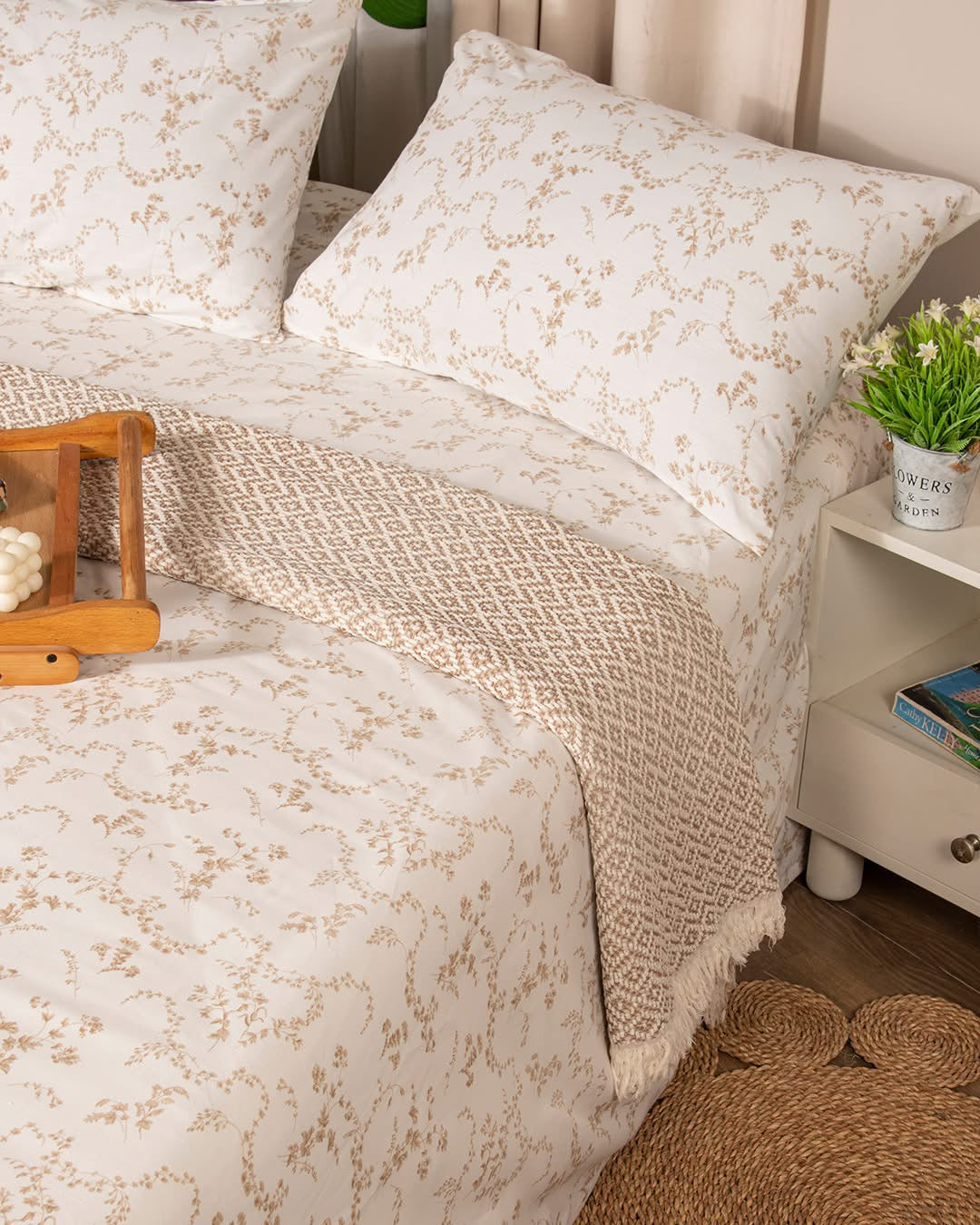 Flory Cotton Fitted Bed sheet