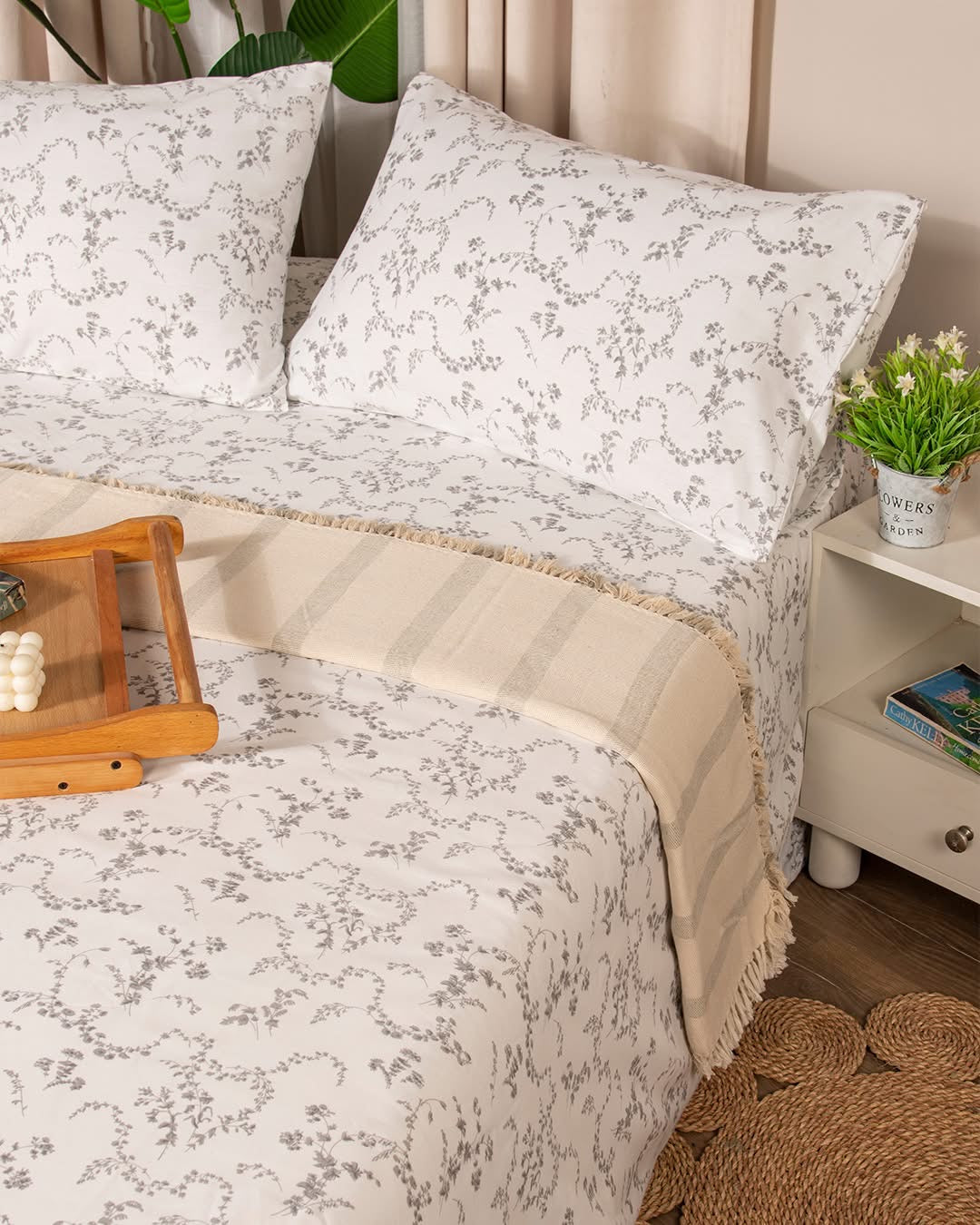 Flory Cotton Fitted Bed sheet