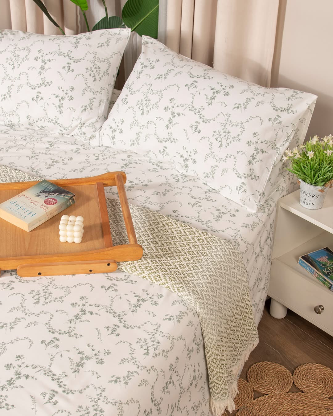 Flory Cotton Fitted Bed sheet