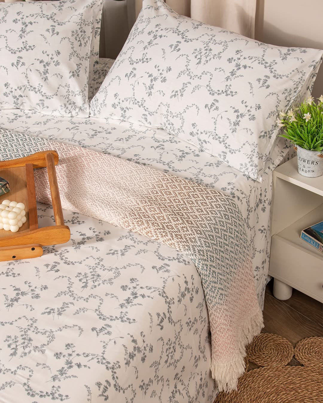 Flory Cotton Fitted Bed sheet