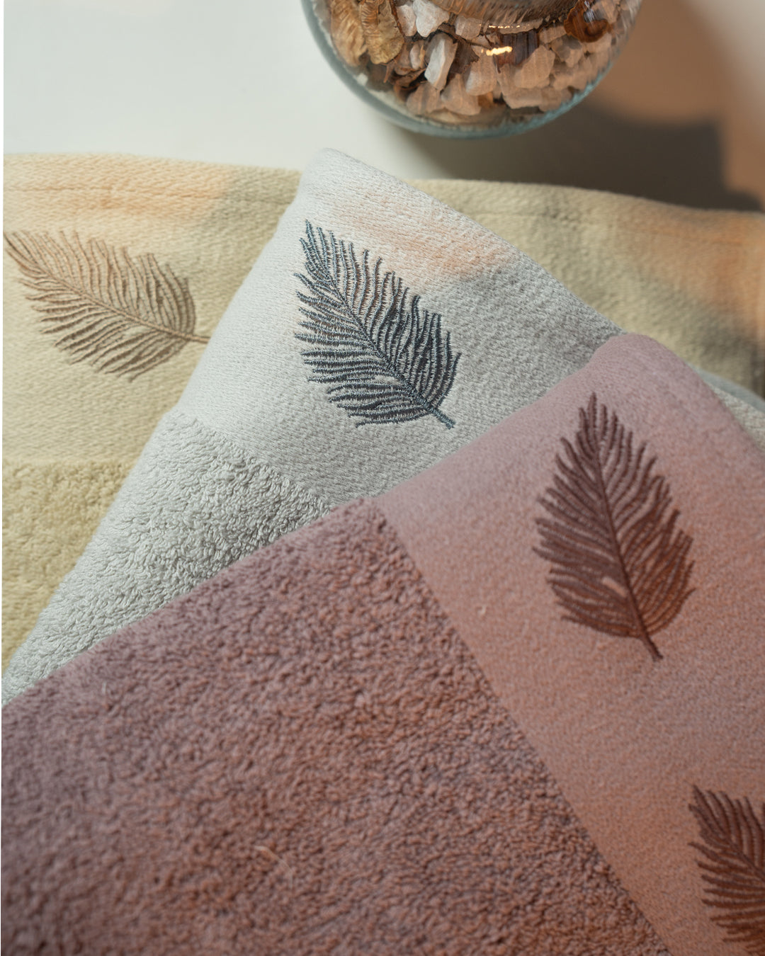 Leaves  towel 3pcs set