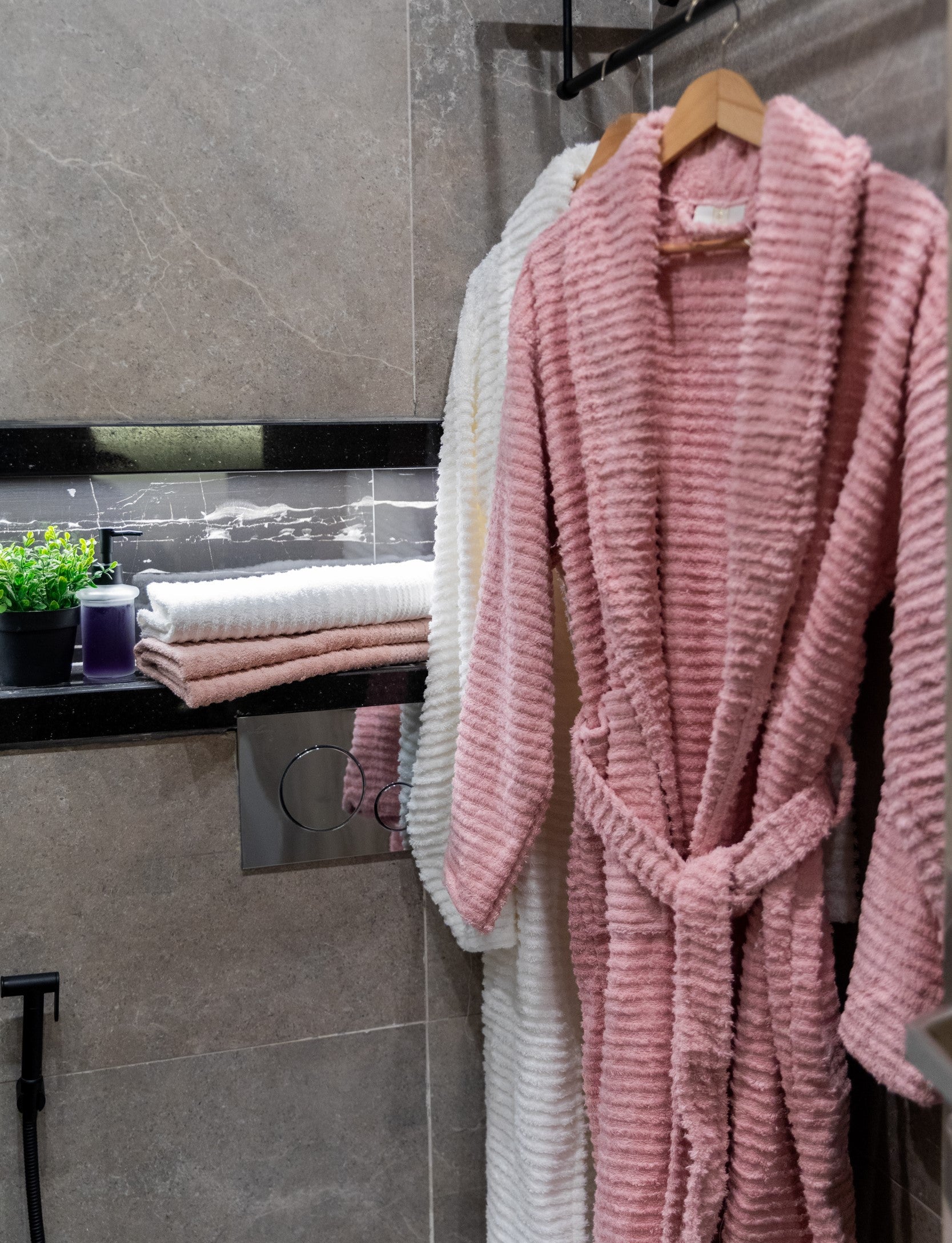 Spa Bathrobe Set 6-pcs – Blnca